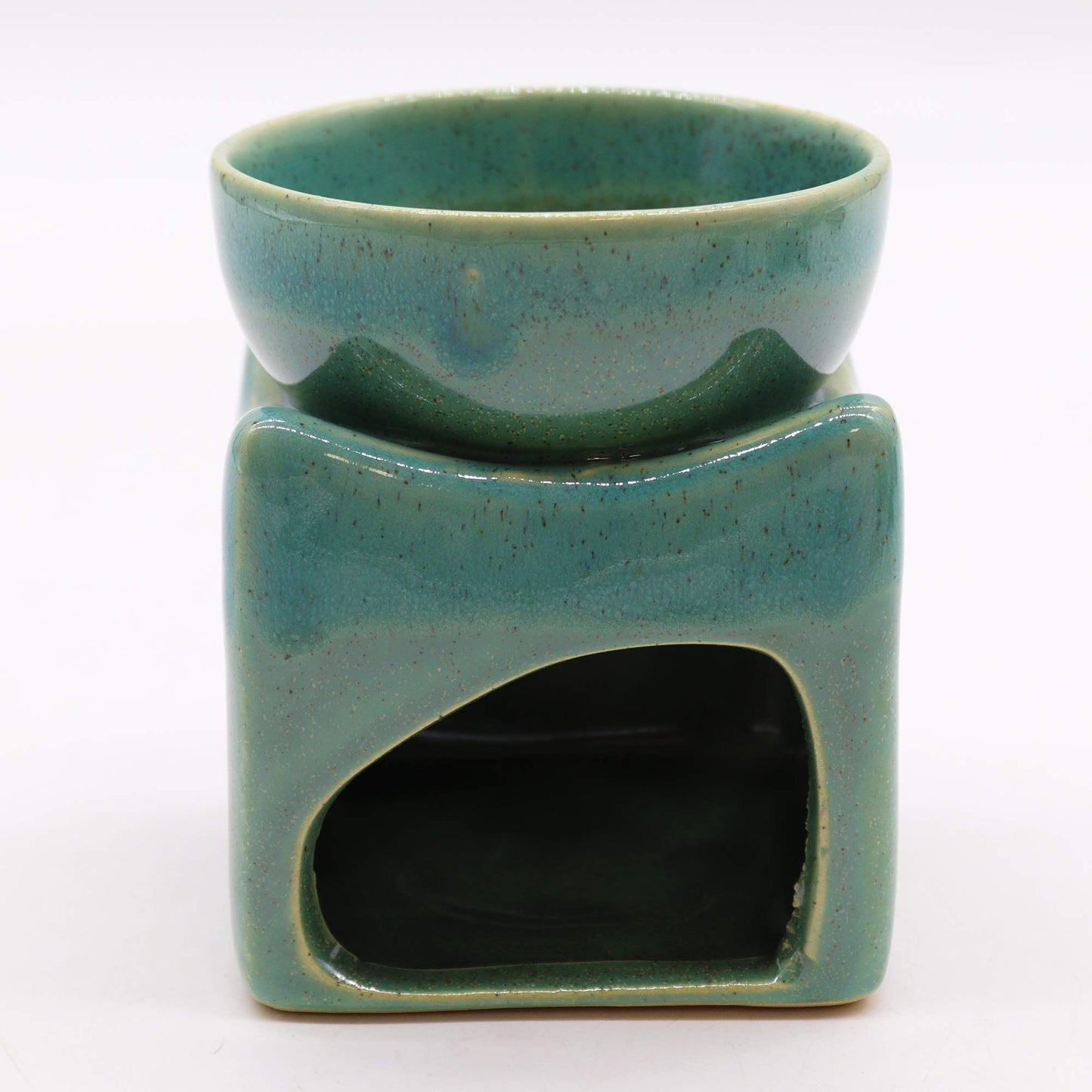 Lucky Coin Jade Oil Burner | Feng Shui Wax Melt & Aromatherapy Gift