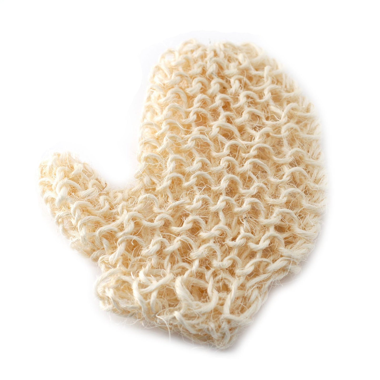 Sisal Exfoliating Glove & Body Scrub | Natural Bath Mitt | Amber & Calm