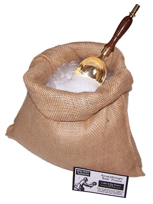 Winter Wellness Bath Potion | 7kg Hessian Sack | Warming Aromatherapy Bath Soak | Made in UK