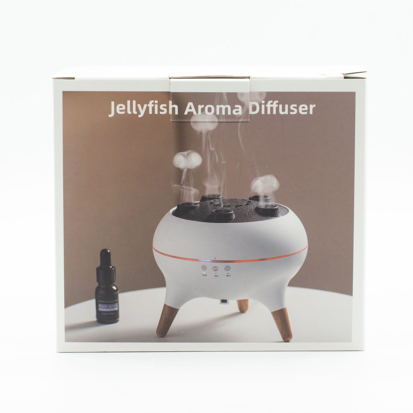 Jellyfish Puff Aroma Diffuser | Colour-Changing LED Night Light | Unique Desk Gift