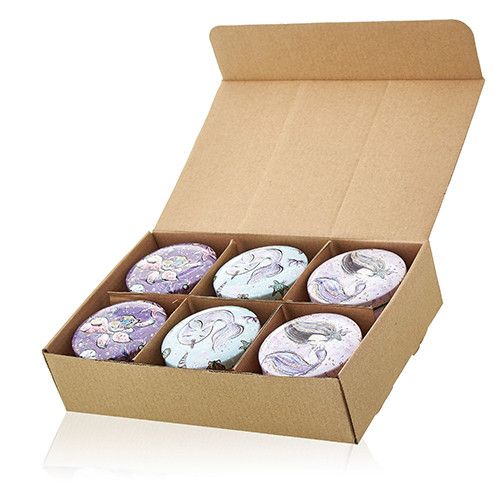 Art Tin Candle - Sea Life - Raspberry
