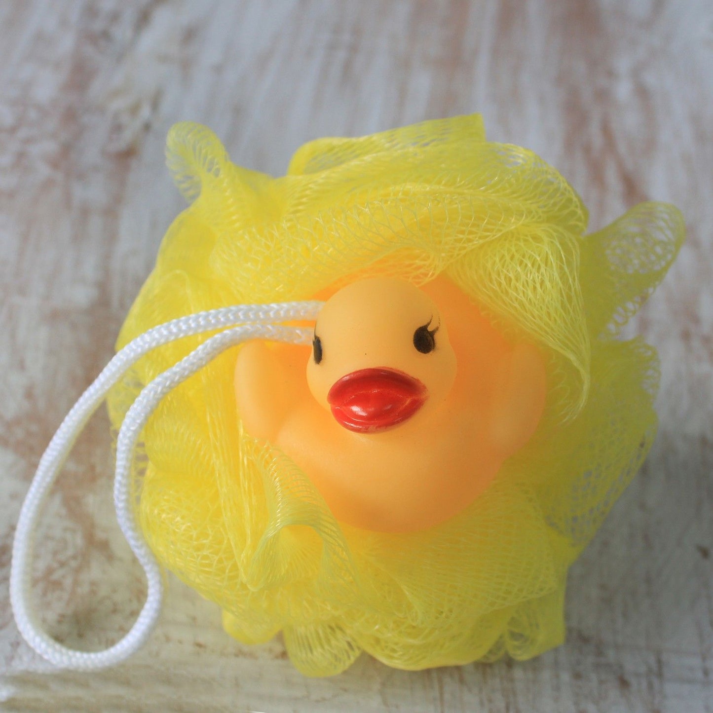 Squeaky Bath Scrunchie | Fun Novelty Body Scrubber | 30g | Amber & Calm