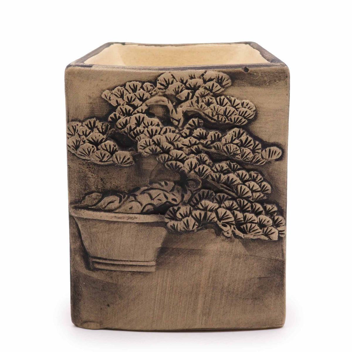 Hand-Painted Bonsai Oil Burner - Slate