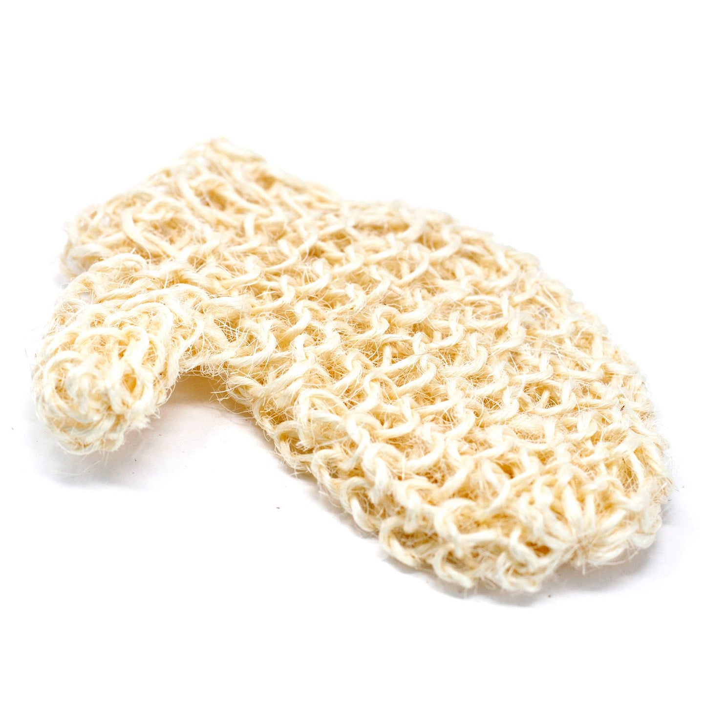 Sisal Exfoliating Glove & Body Scrub | Natural Bath Mitt | Amber & Calm