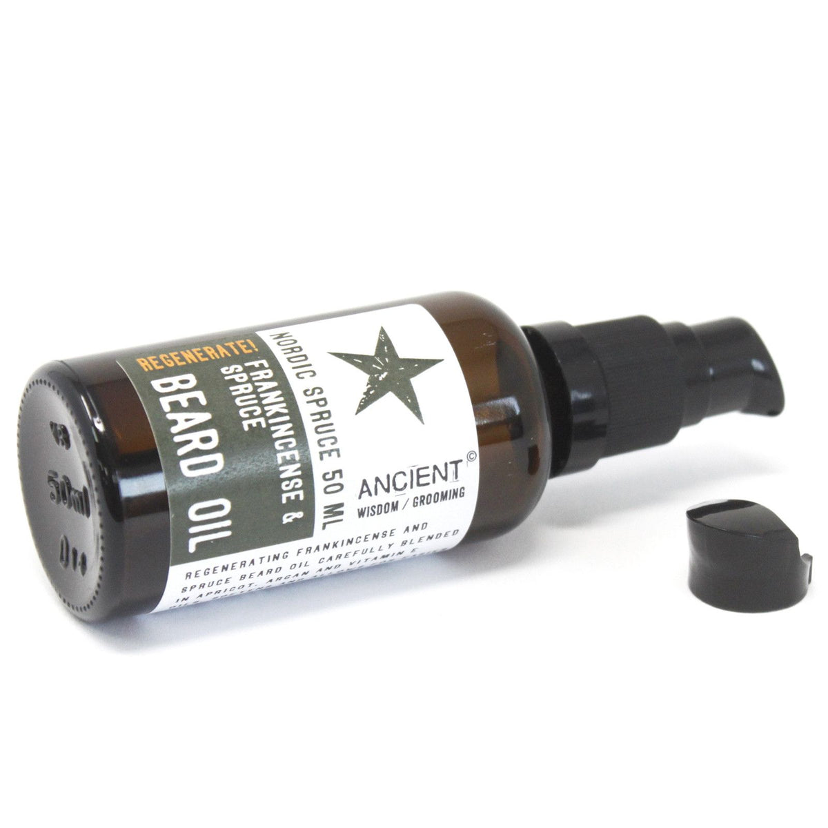 Nordic Spruce Beard Oil | Frankincense & Spruce | Argan & Jojoba | 50ml | Amber & Calm