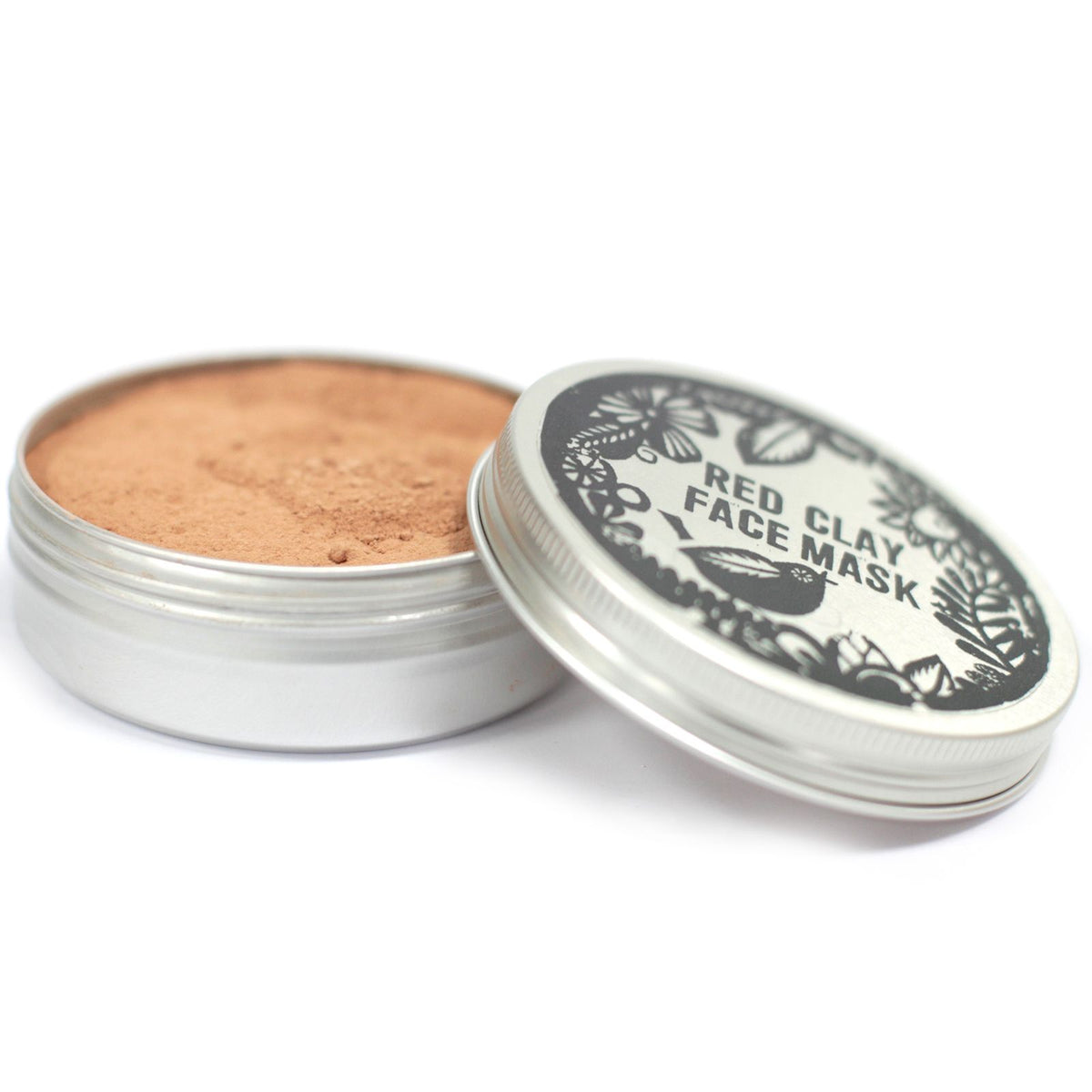 Agnes + Cat Red Clay Face Mask | Deep Cleansing & Renewing | Aluminium Tin | Handmade in the UK