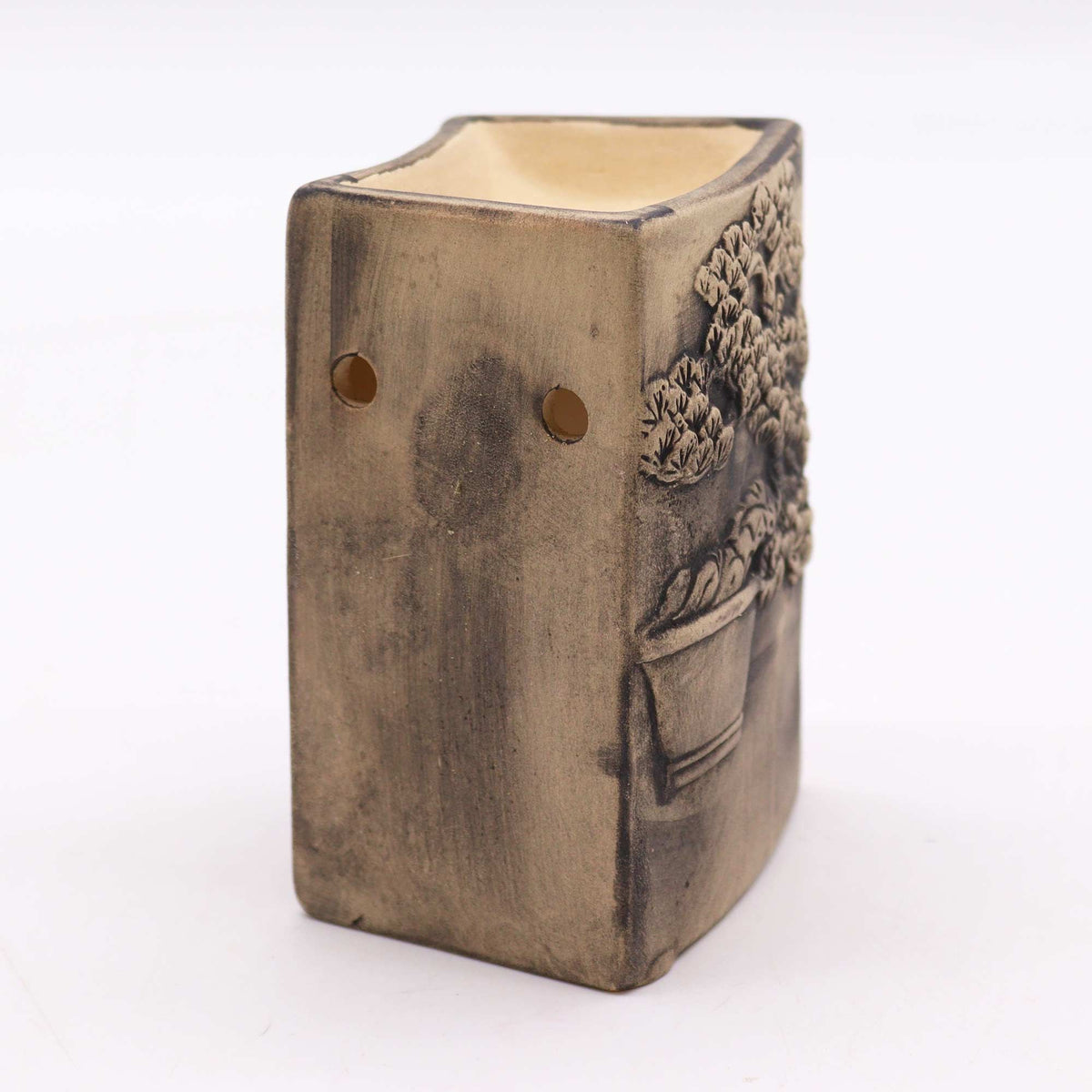 Hand-Painted Bonsai Oil Burner - Slate