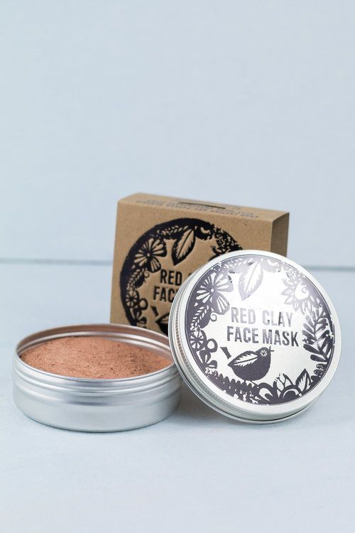Agnes + Cat Red Clay Face Mask | Deep Cleansing & Renewing | Aluminium Tin | Handmade in the UK