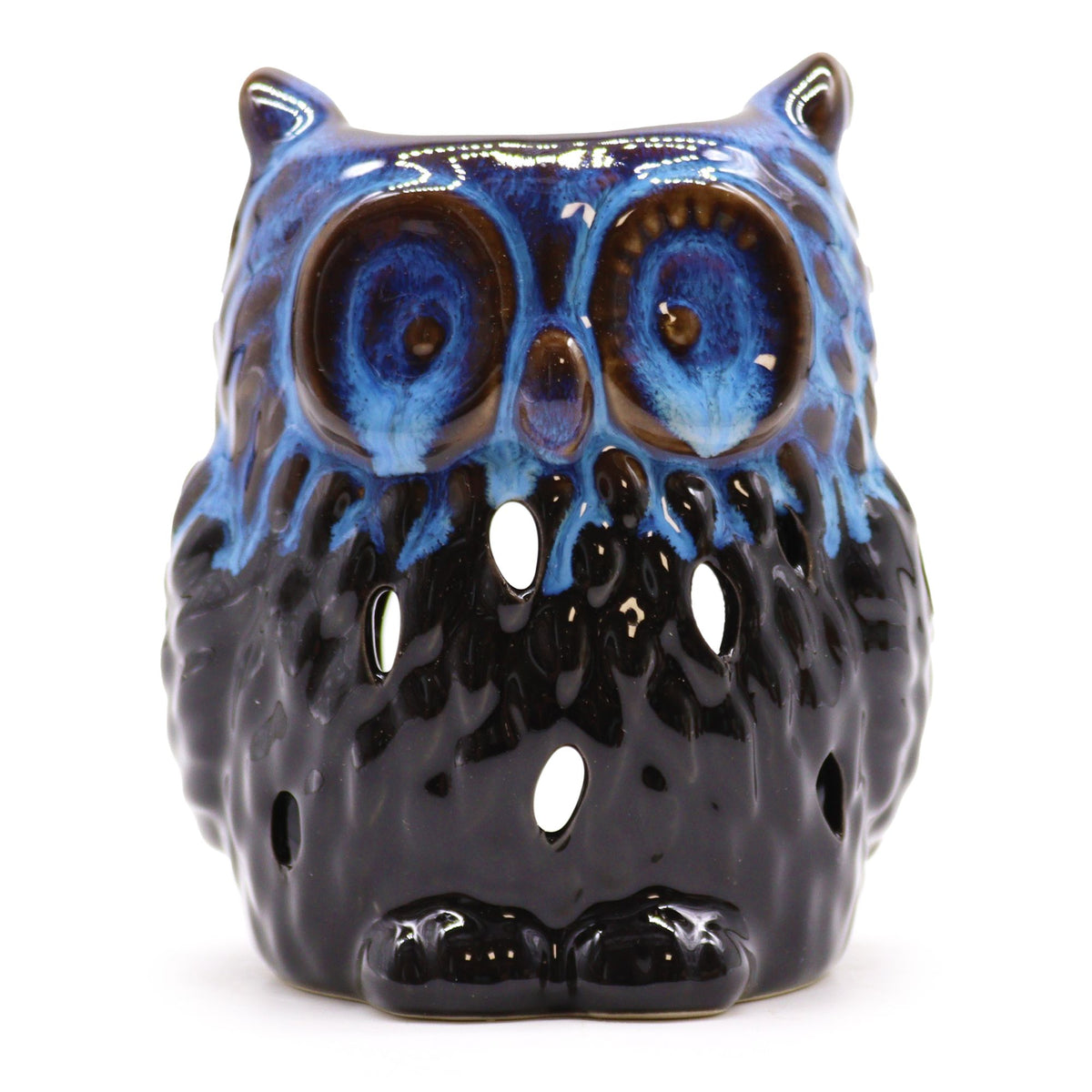 Rustic Owl Ceramic Oil Burner | Cottagecore Wax Melt & Aromatherapy Gift