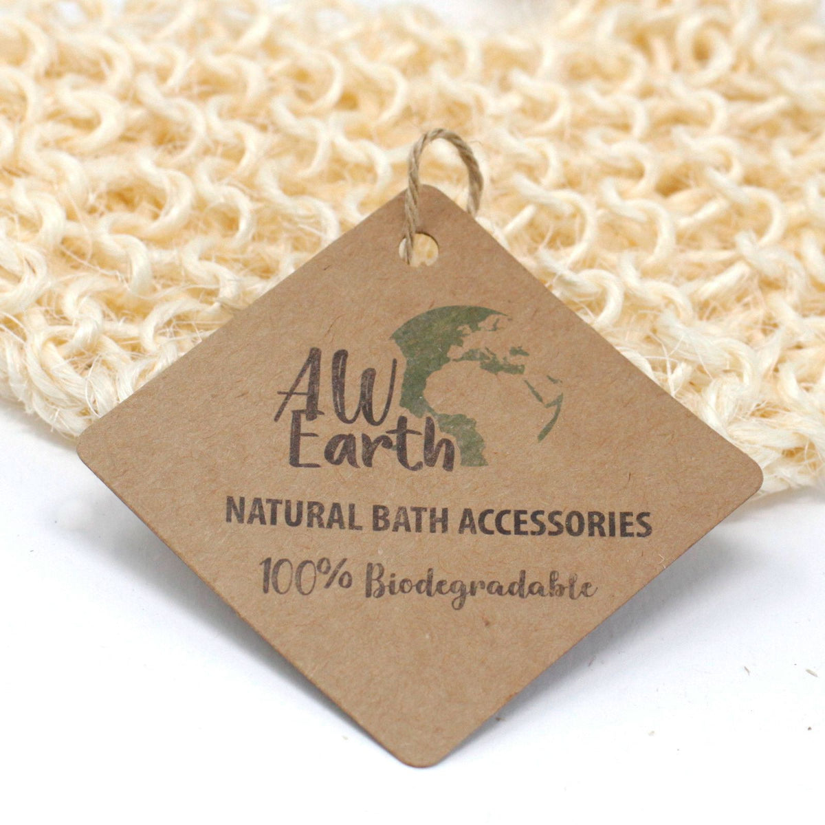 Sisal Exfoliating Glove & Body Scrub | Natural Bath Mitt | Amber & Calm