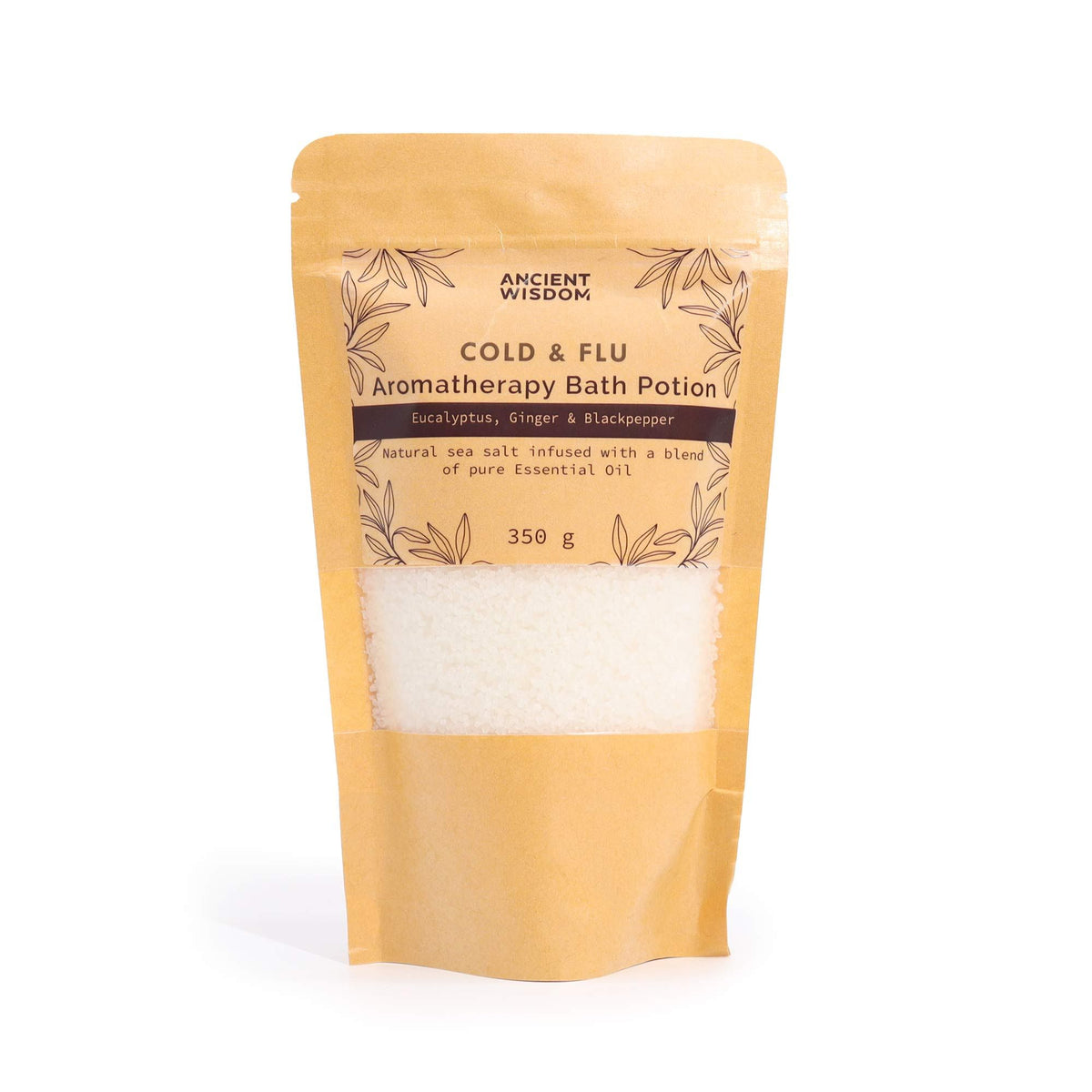Aromatherapy Bath Potion in Kraft Bag 350g - Clear & Breathe