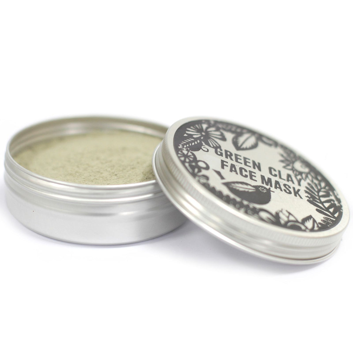 Agnes + Cat Green Clay Face Mask | Pore Purifying | Aluminium Tin | Handmade in the UK