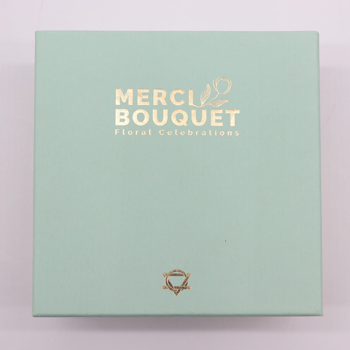 Spring Celebrations Square Gift Box | Yellow & Green | Luxury Easter & Spring Gift