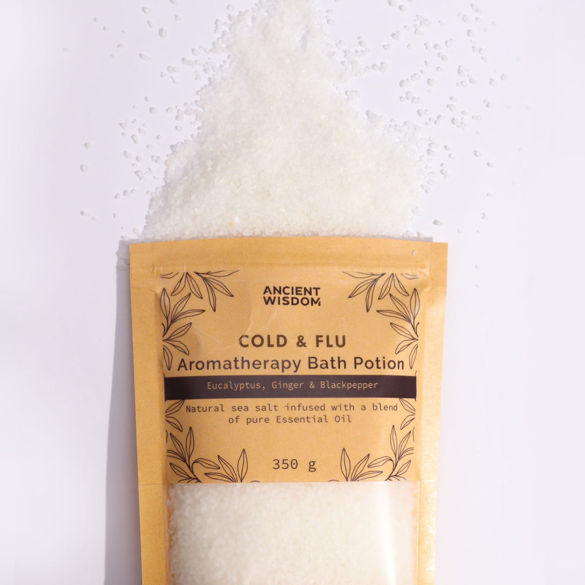 Aromatherapy Bath Potion in Kraft Bag 350g - Clear & Breathe