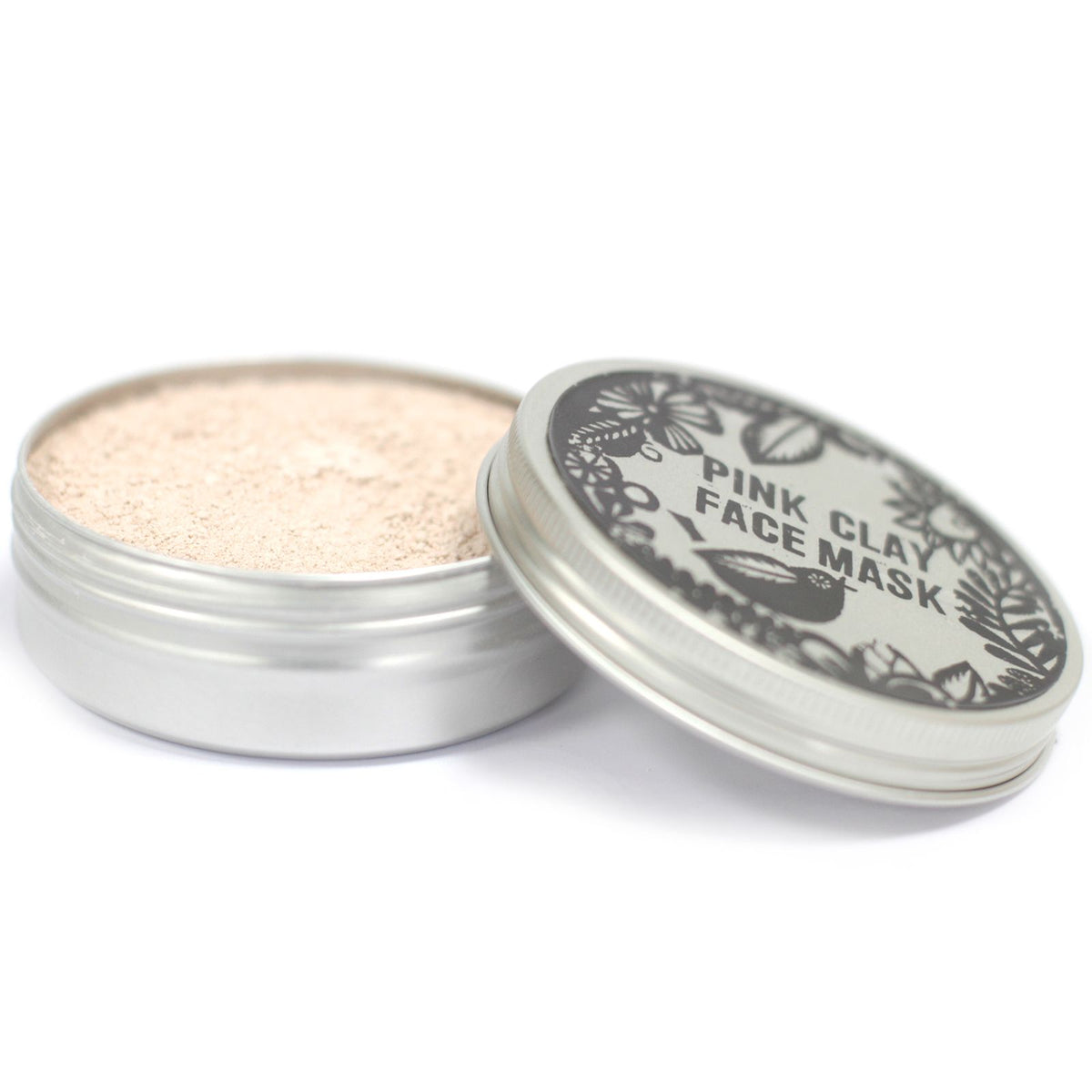 Agnes + Cat Pink Clay Face Mask | Gentle & Soothing | Aluminium Tin | Handmade in the UK