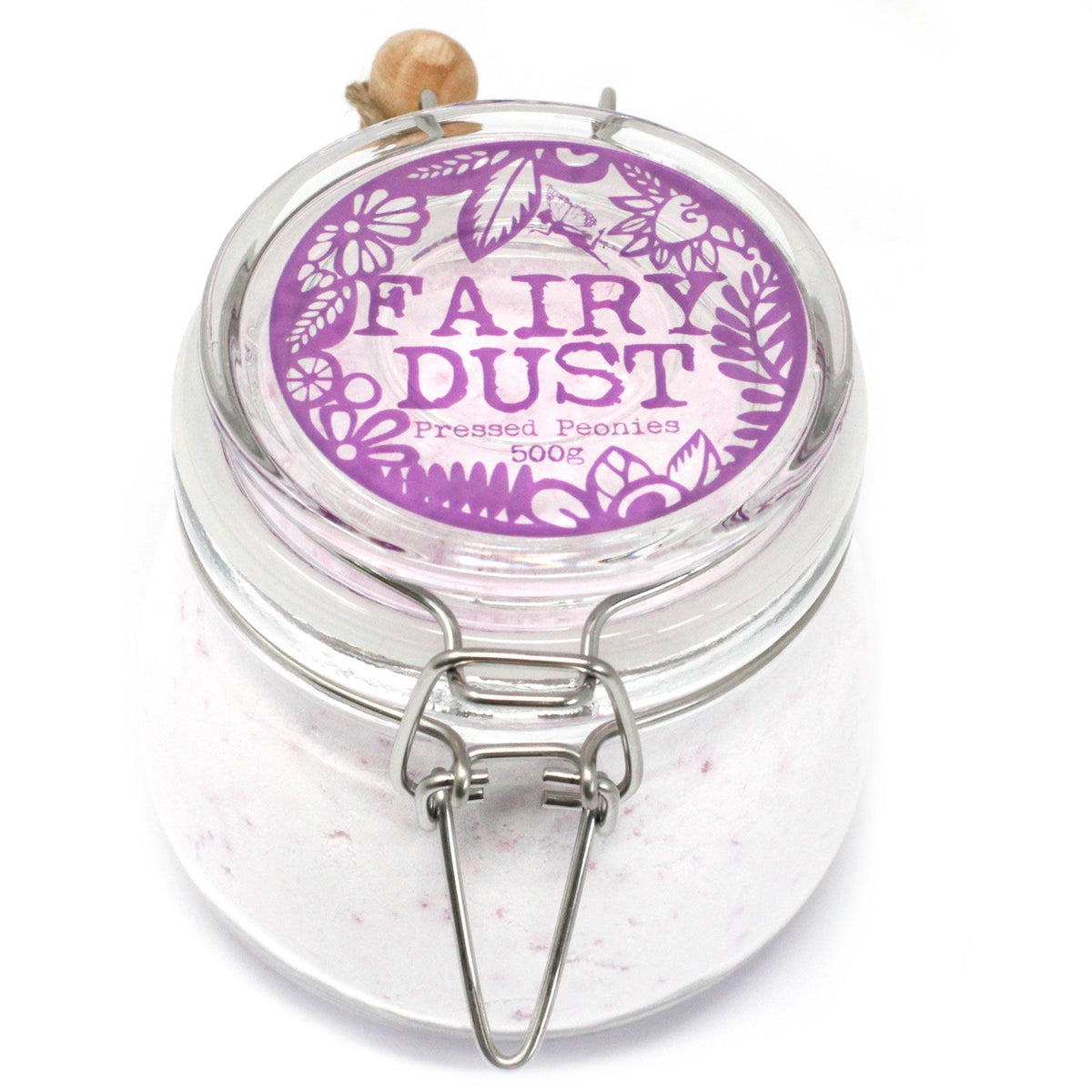 Agnes & Cat Pressed Peonies Fairy Dust Bath Powder | 500g | Vegan Luxury Floral Bath Gift