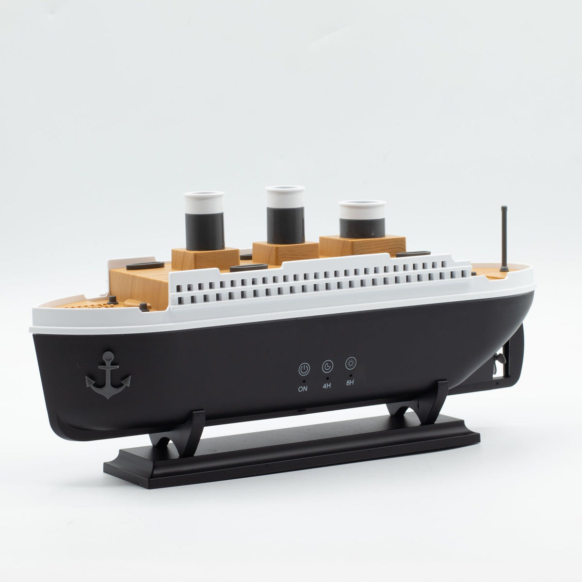 Ship Model Puff Effect Aroma Diffuser | Colour-Changing LED & Remote