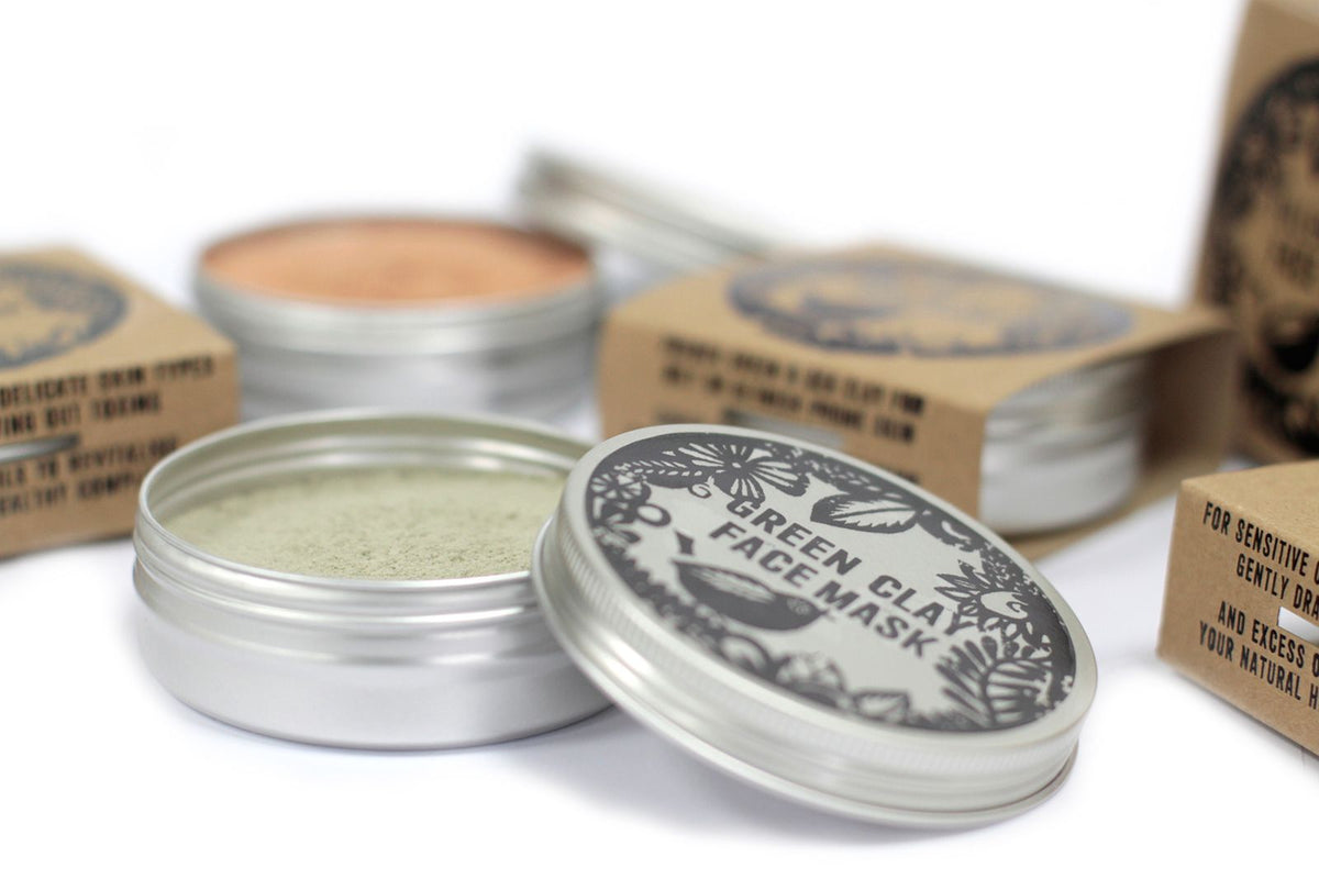 Agnes + Cat Red Clay Face Mask | Deep Cleansing & Renewing | Aluminium Tin | Handmade in the UK