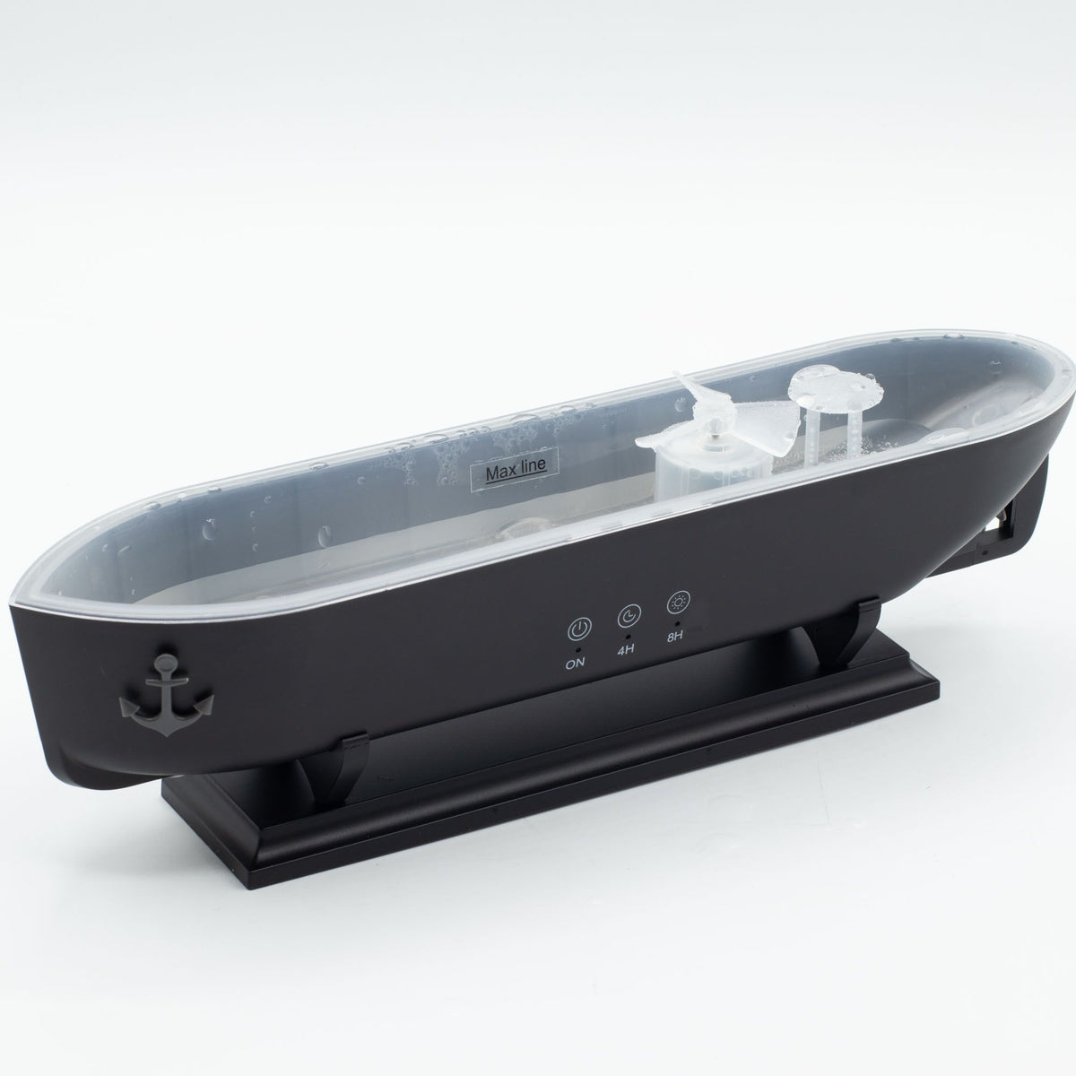 Ship Model Puff Effect Aroma Diffuser | Colour-Changing LED & Remote