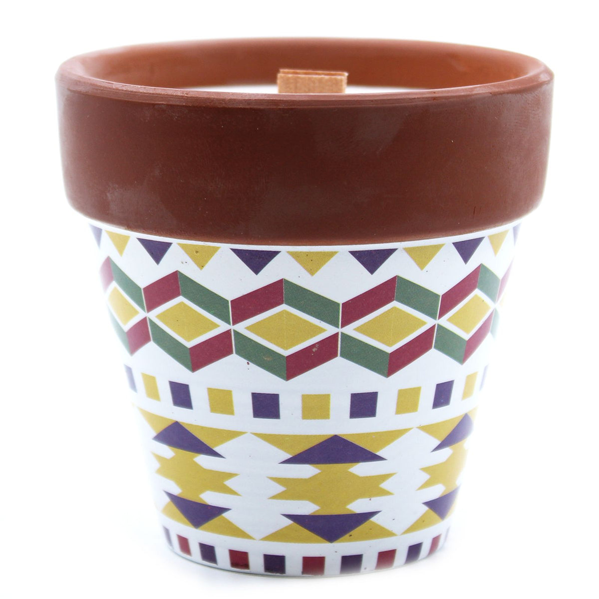 Geranium Herb Garden Candle | Wooden Wick Home Fragrance Gift