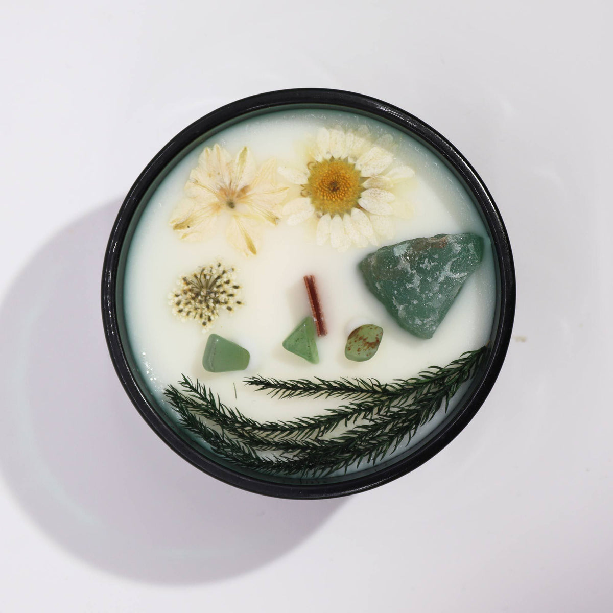 The Magician Crystal Magic Candle | Enchanted Mint | Jade | Tarot Candle Manifestation Gift