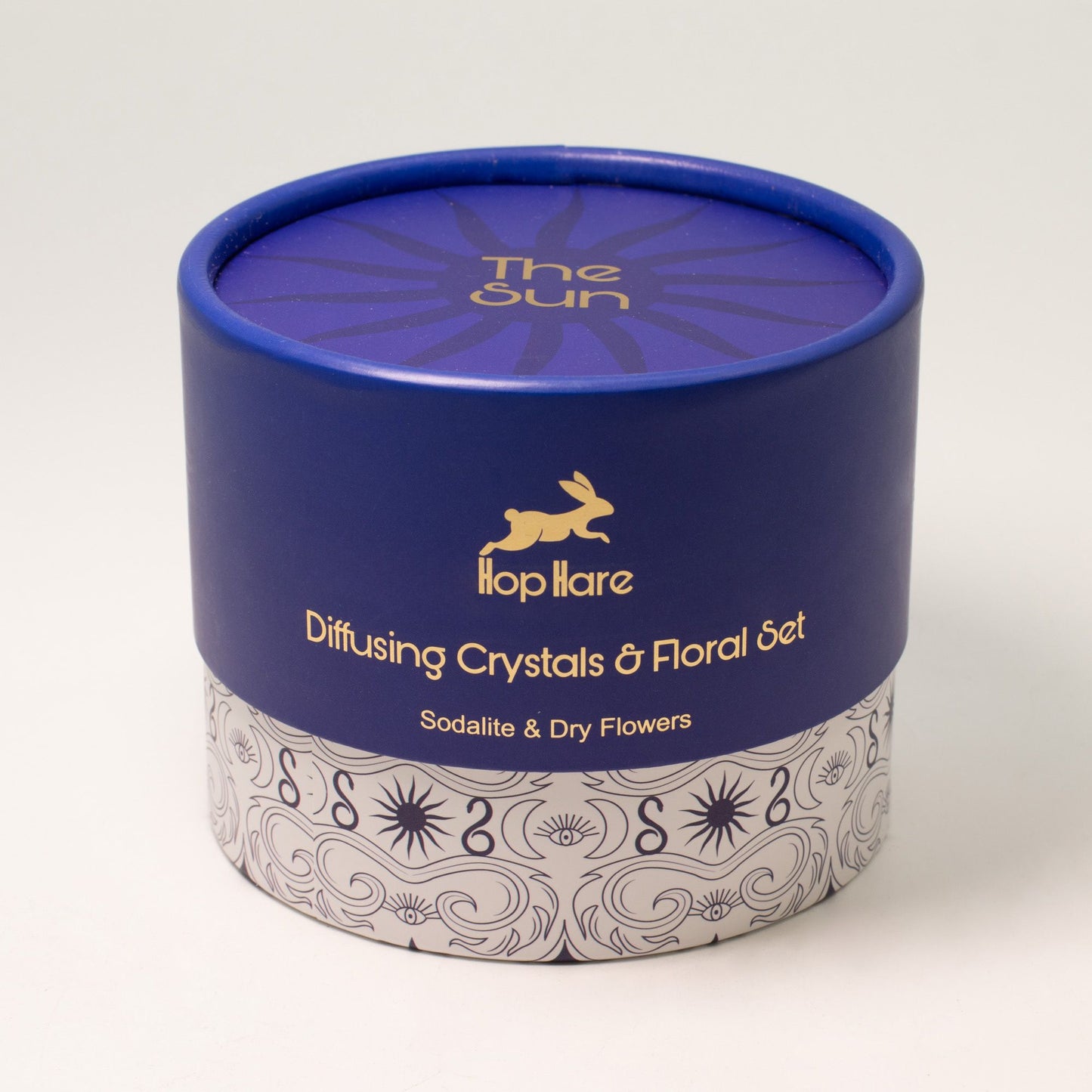 The Sun Tarot Crystal & Floral Diffuser Set | Sodalite Aromatherapy Gift