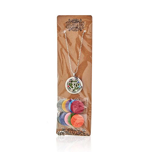 OM Chakra Aromatherapy Necklace | Essential Oil Diffuser Jewellery Gift