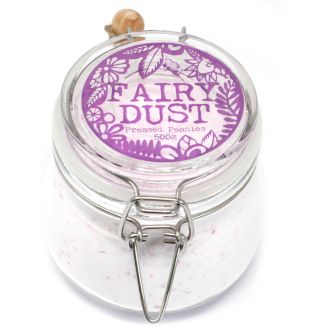 Agnes & Cat Pressed Peonies Fairy Dust Bath Powder | 500g | Vegan Luxury Floral Bath Gift