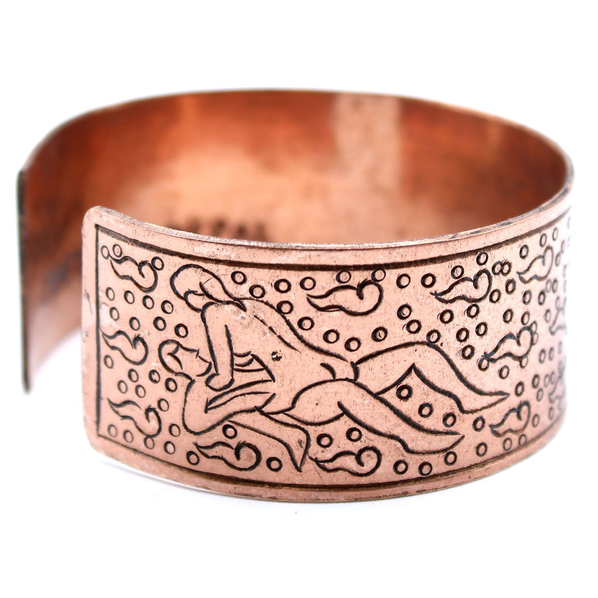 Copper Tibetan Kamasutra Mantra Bracelet