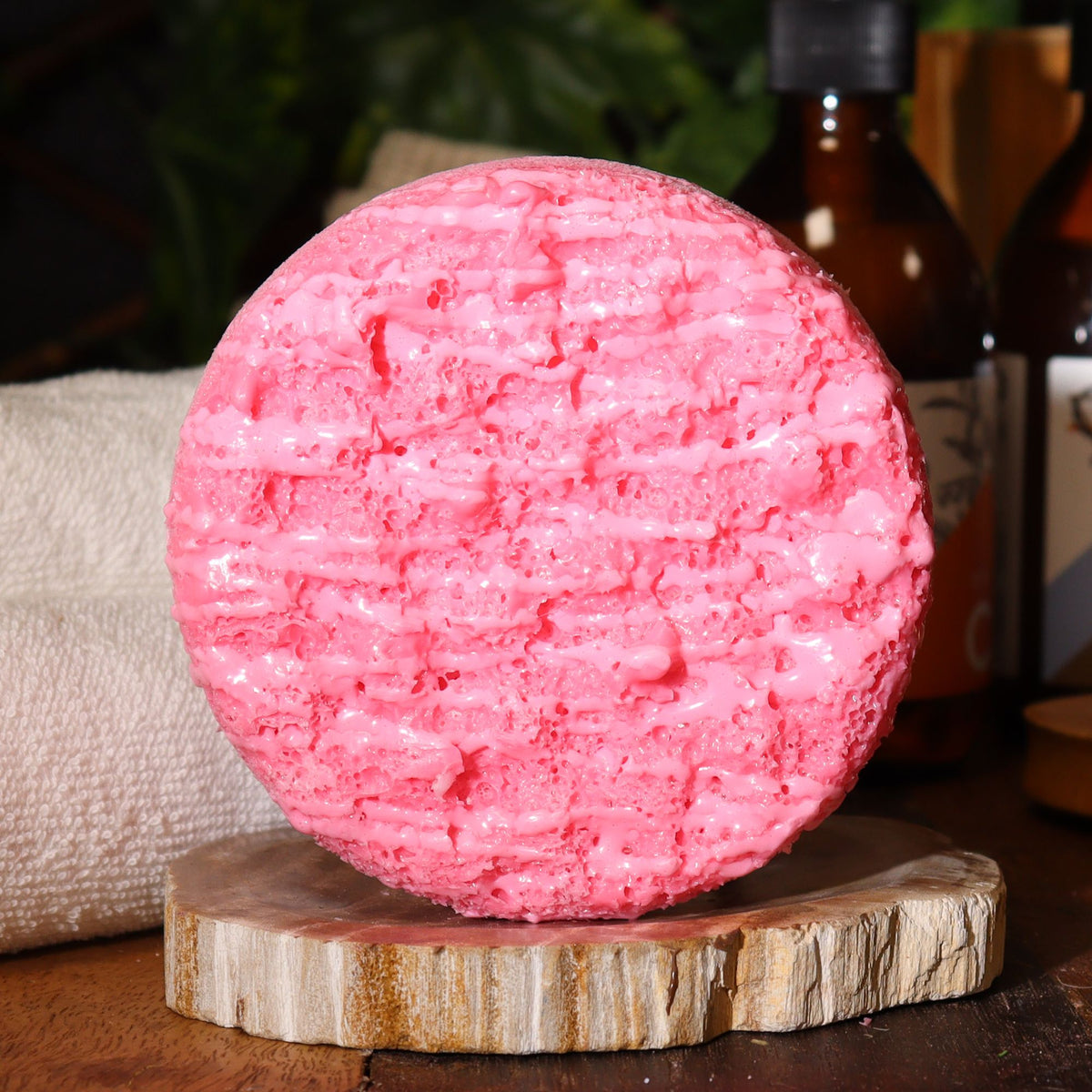 Butter Bubble Soap Sponge | Razzle Dazzle | Shea & Mango Butter | Exfoliating | Handmade in the UK