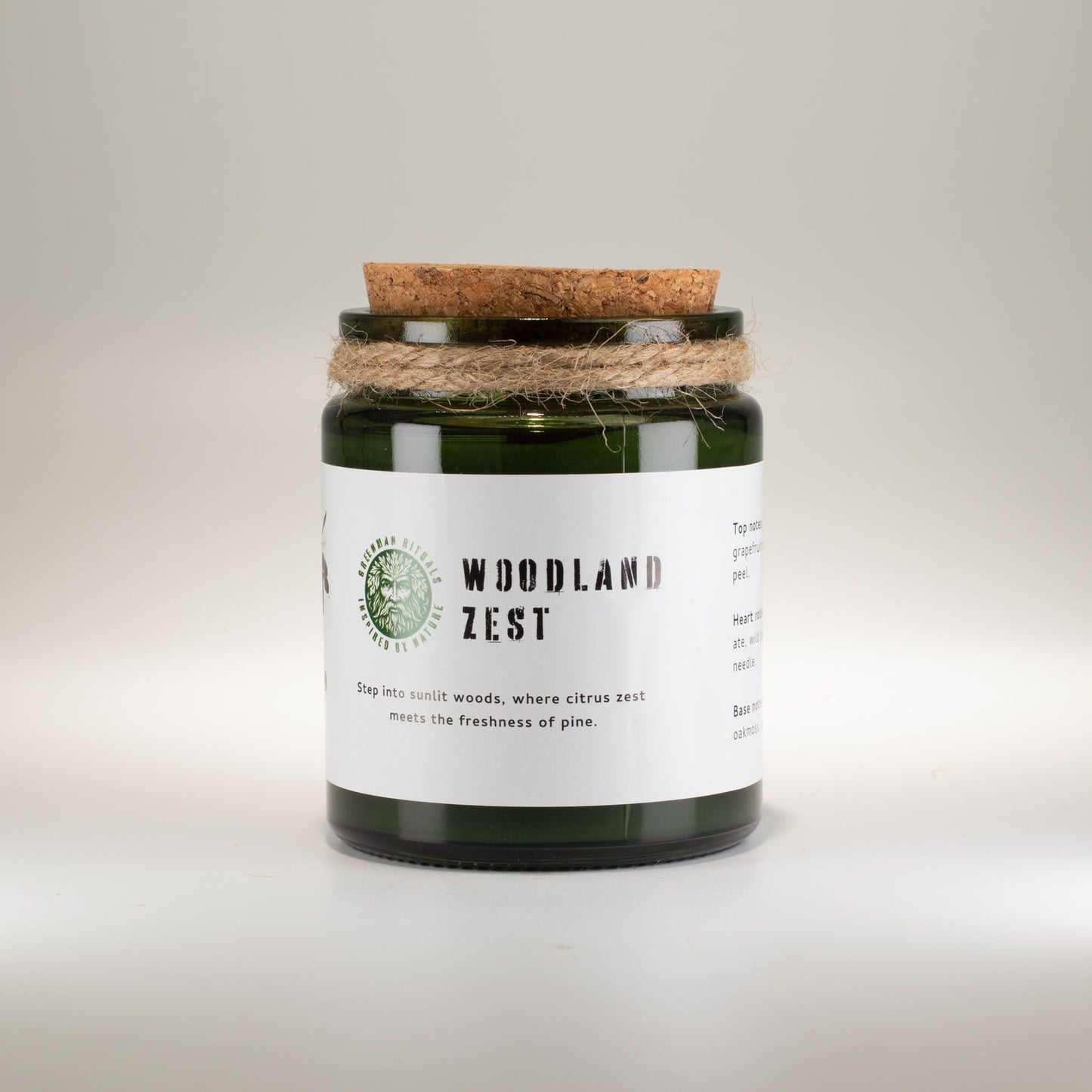 Woodland Zest Woodwick Soy Candle | Sage & Mintwood Natural Home Fragrance Gift
