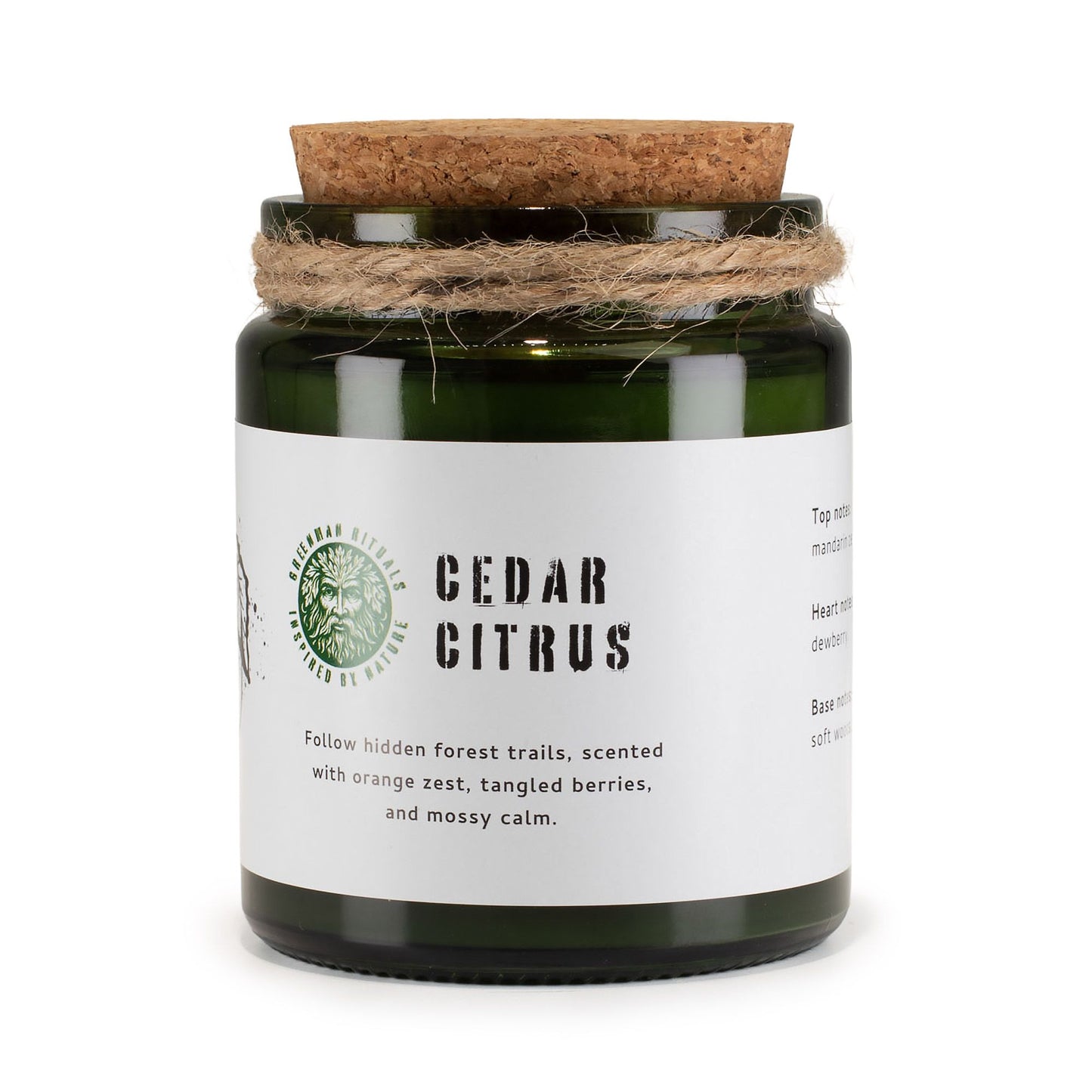 Cedar Citrus Woodwick Soy Candle | Sage & Mintwood Natural Home Fragrance Gift