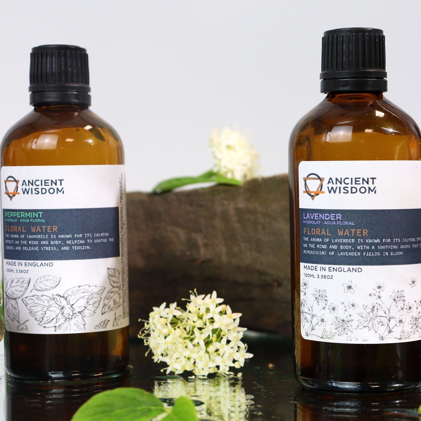 Peppermint Hydrolat Floral Water 100ml | Natural Aromatherapy Mist & Cooling Toner