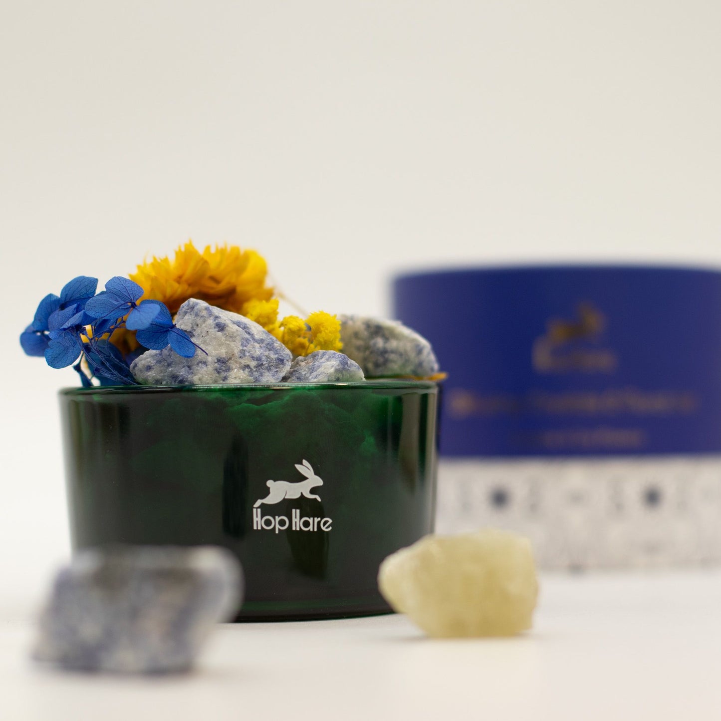 The Sun Tarot Crystal & Floral Diffuser Set | Sodalite Aromatherapy Gift