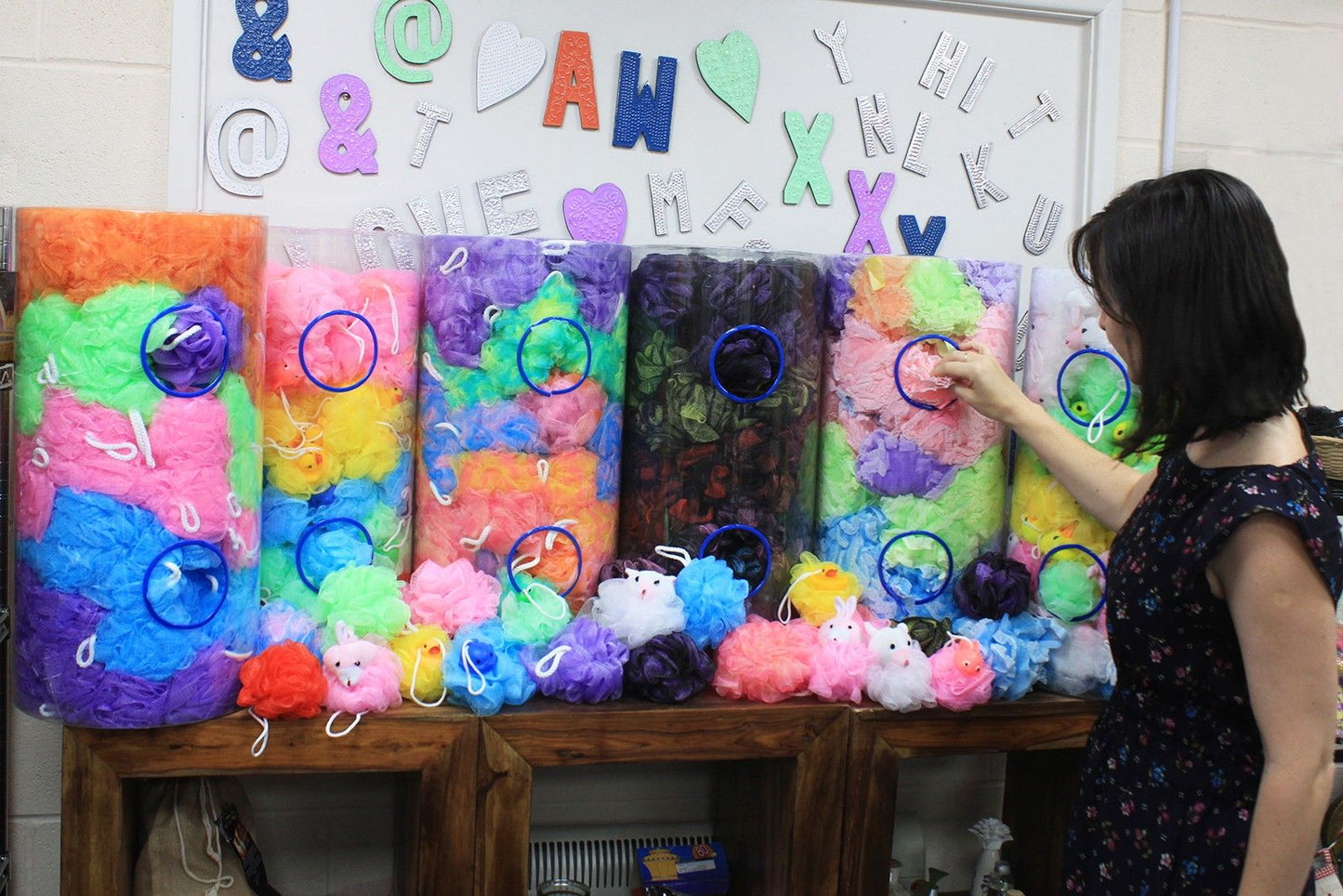 Cotton Animal Bath Scrunchie | Cute Novelty Body Scrubber | 27g | Amber & Calm