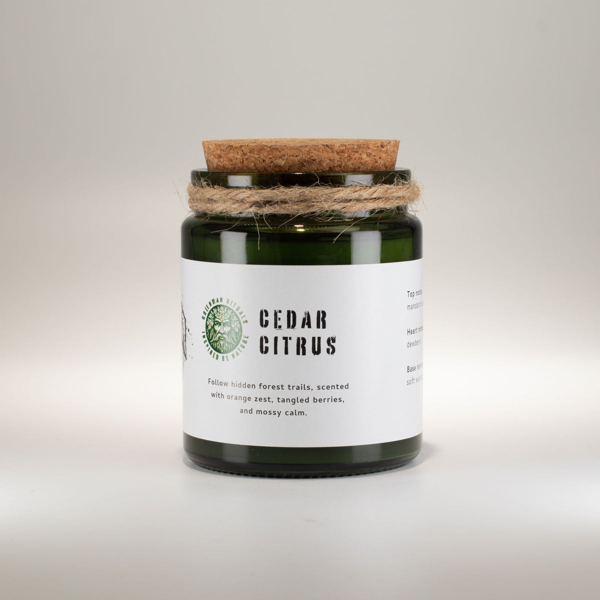 Cedar Citrus Woodwick Soy Candle | Sage & Mintwood Natural Home Fragrance Gift