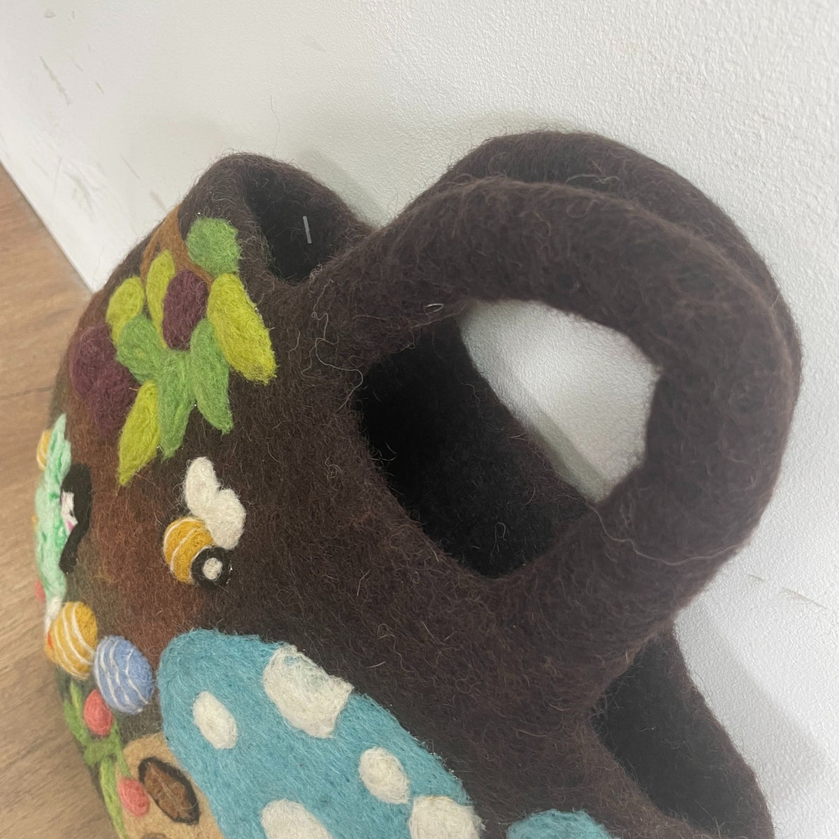 Fairy Garden Felted Bag | Handmade in Nepal | Fair Trade