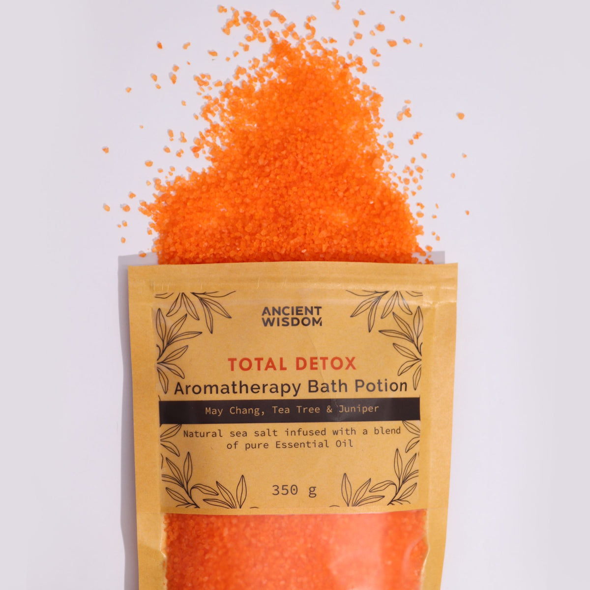 Aromatherapy Bath Potion in Kraft Bag 350g - Purify