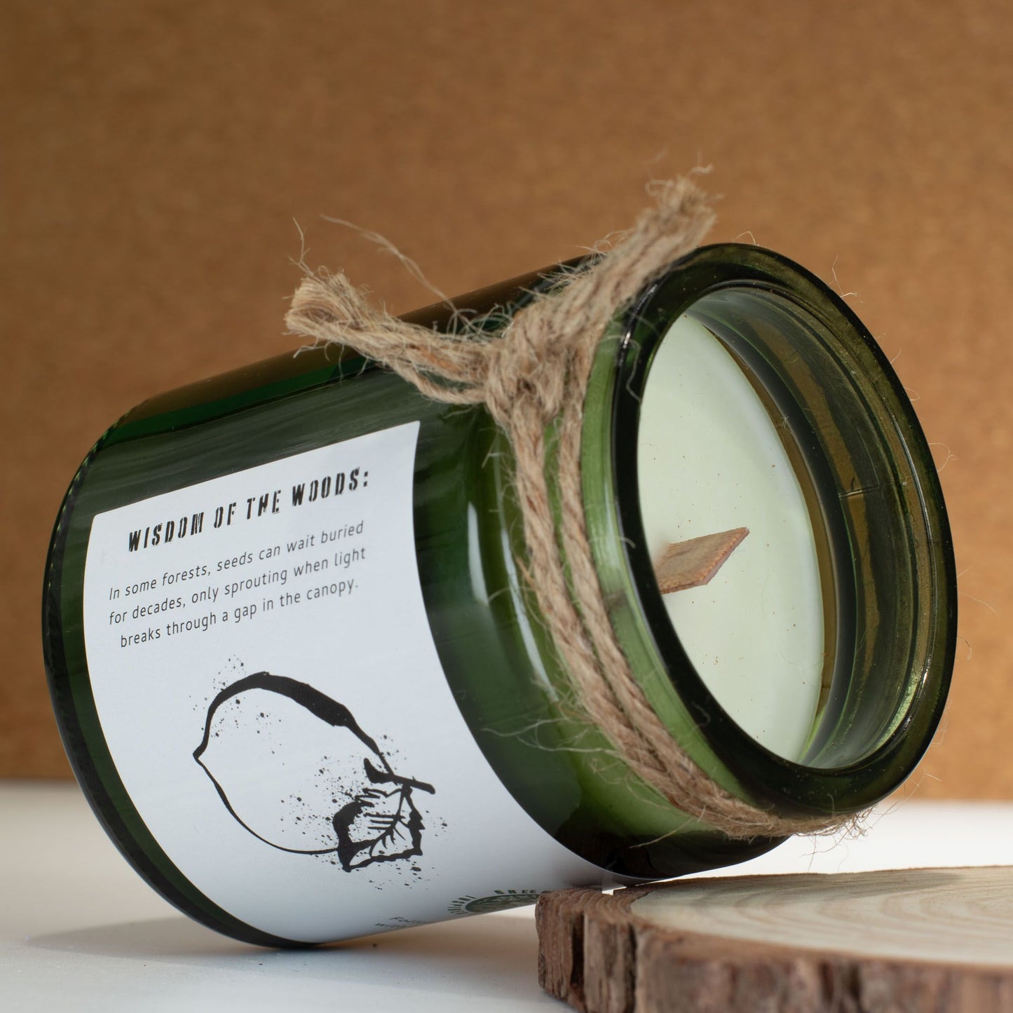 Cedar Citrus Woodwick Soy Candle | Sage & Mintwood Natural Home Fragrance Gift