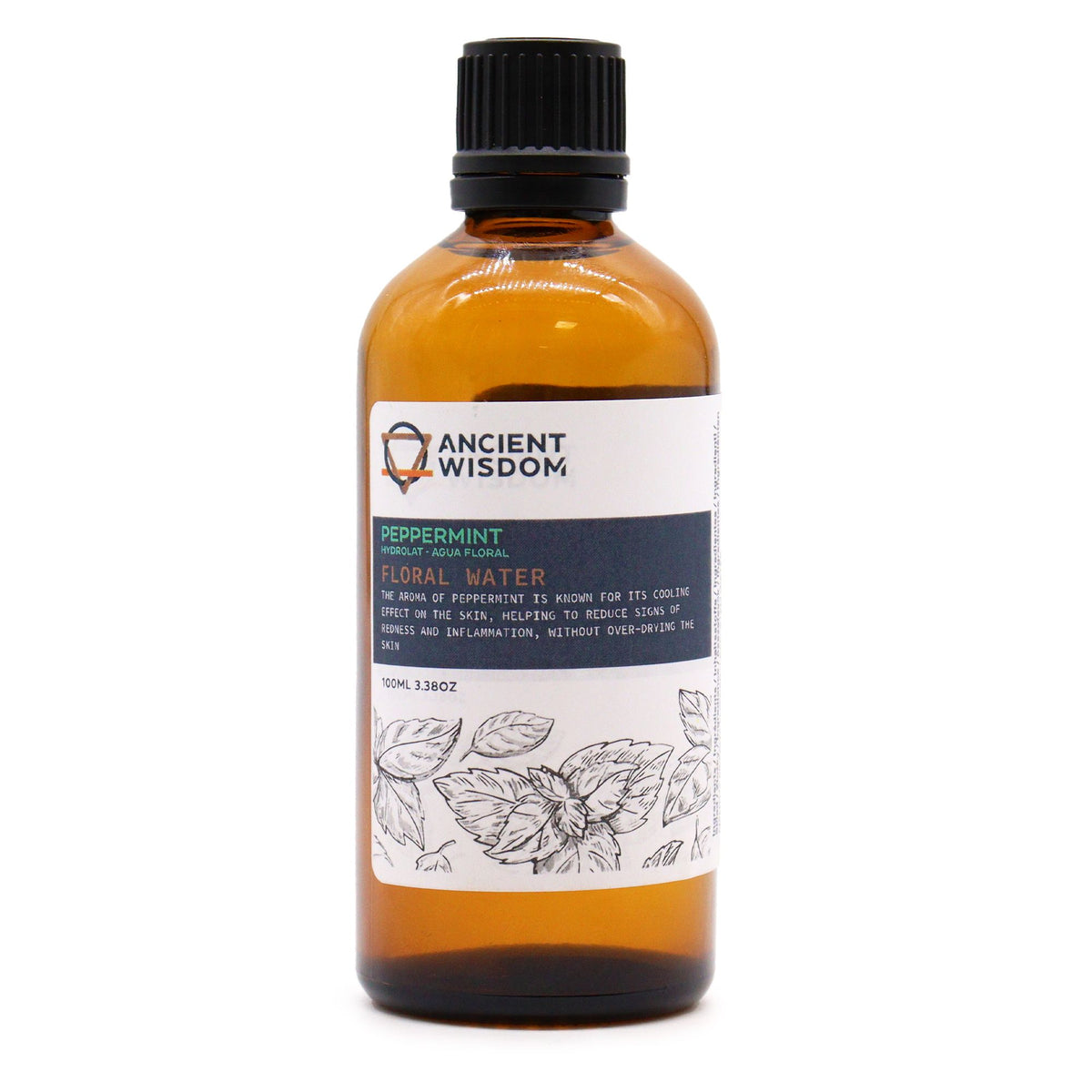 Peppermint Hydrolat Floral Water 100ml | Natural Aromatherapy Mist & Cooling Toner