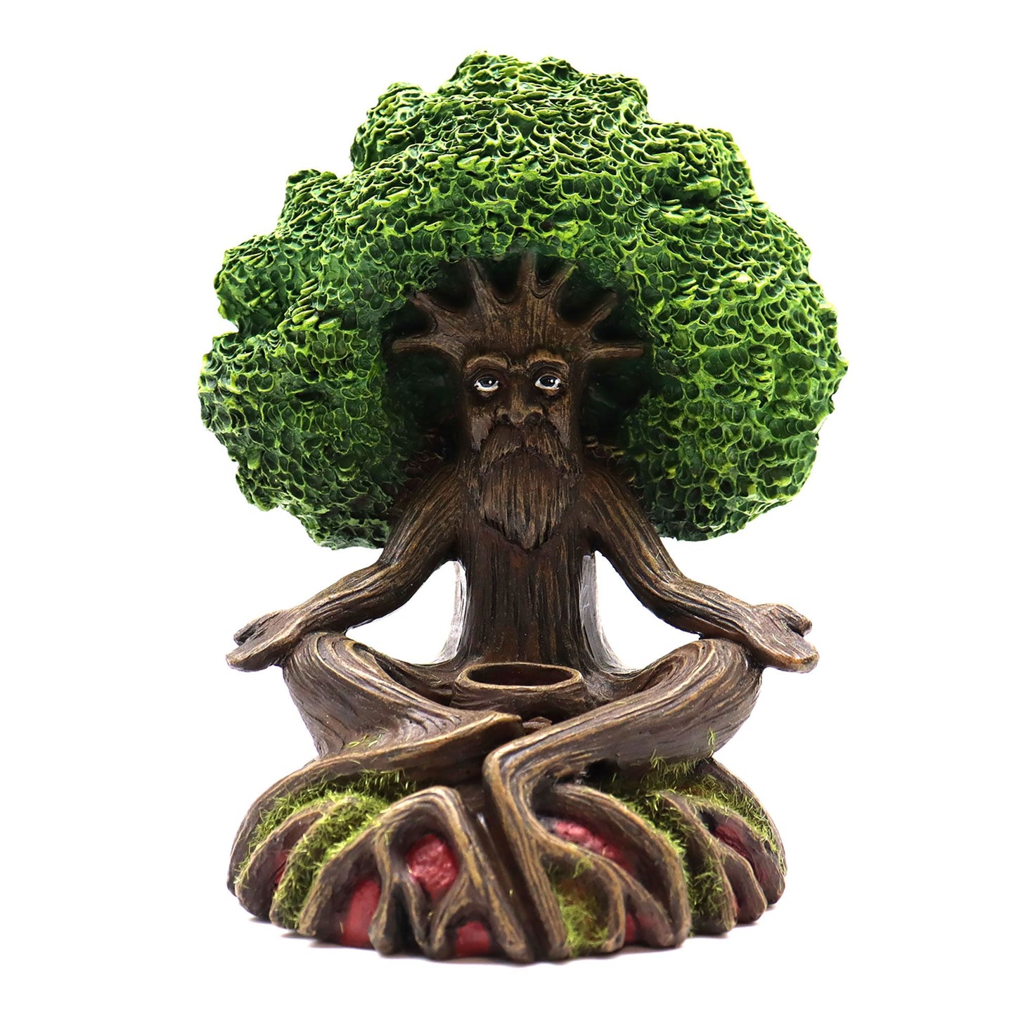 Wise Old Tree Man Backflow Incense Burner | Forest Spirit | Gothic Home Décor Gift