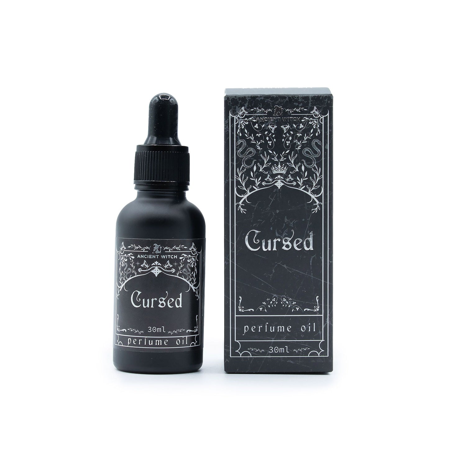 Ancient Witch Cursed Perfume Oil | Dark Spicy Fragrance | Black Pepper & Amber