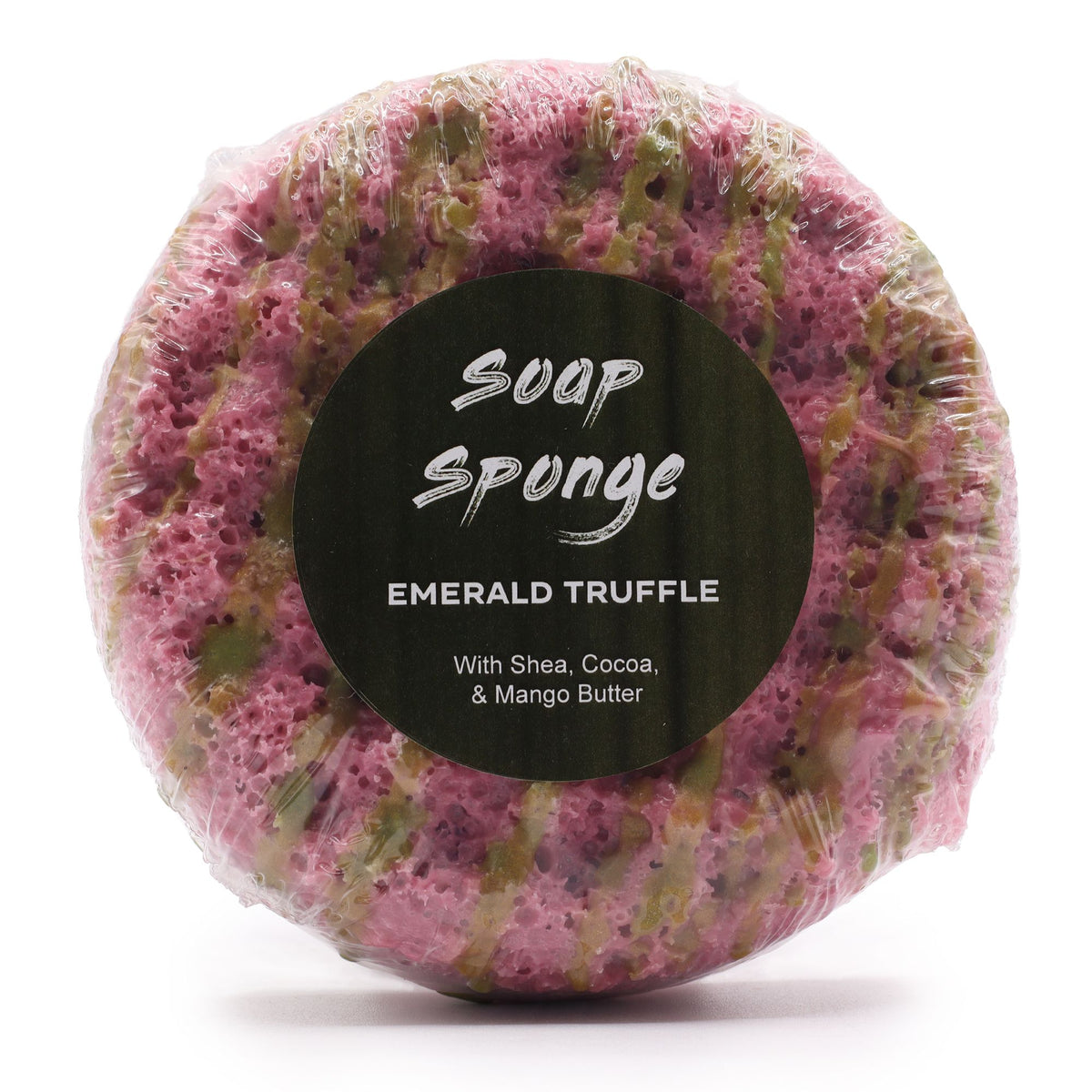 Butter Bubble Soap Sponge | Emerald Truffle | Shea & Mango Butter | Exfoliating | Handmade in the UK