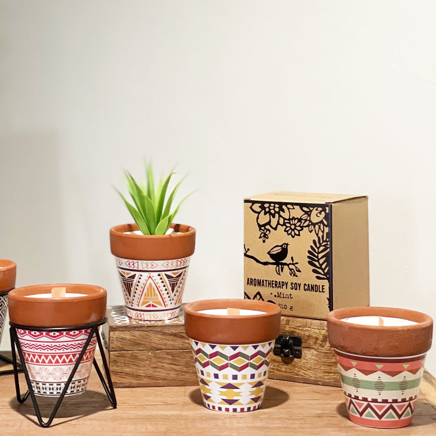 Clove Herb Garden Candle | Wooden Wick Home Fragrance Gift