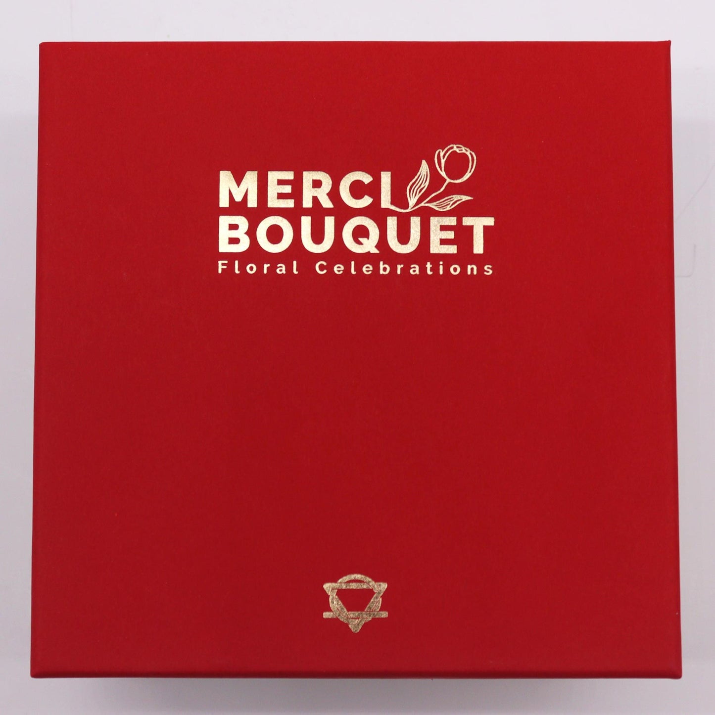 Classic Red Roses Square Gift Box | Luxury Romantic Gift | Valentine's & Anniversary