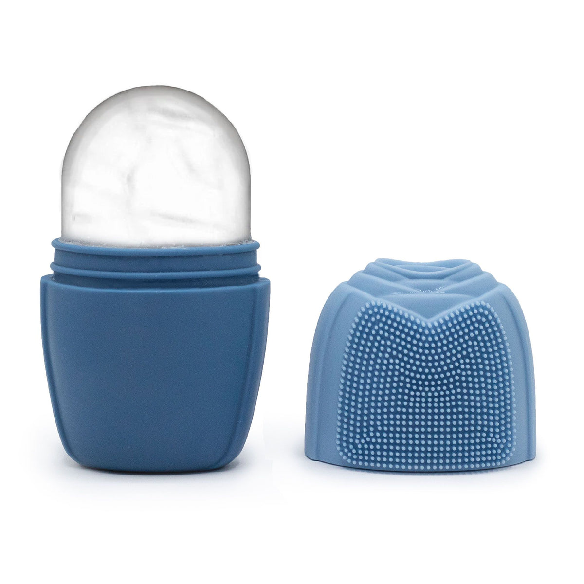 Silicone Ice Face Roller | Cooling Facial Massage Tool | Blue