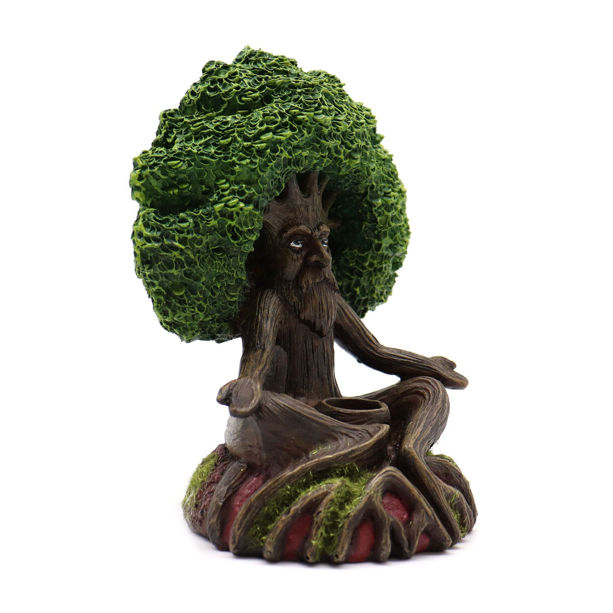 Wise Old Tree Man Backflow Incense Burner | Forest Spirit | Gothic Home Décor Gift