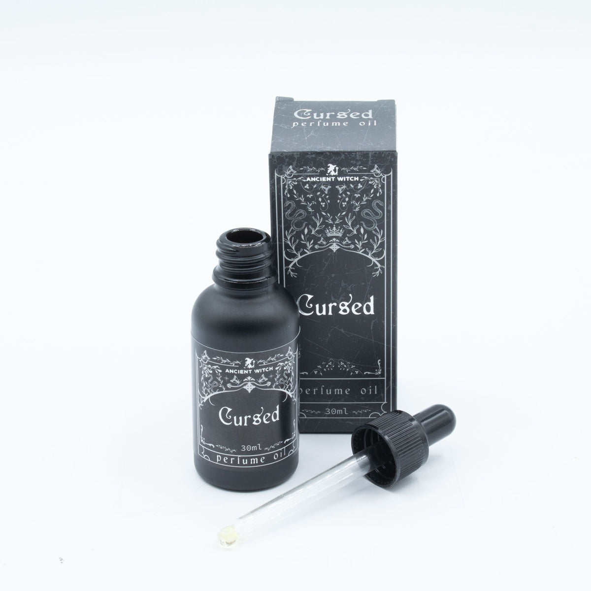 Ancient Witch Cursed Perfume Oil | Dark Spicy Fragrance | Black Pepper & Amber