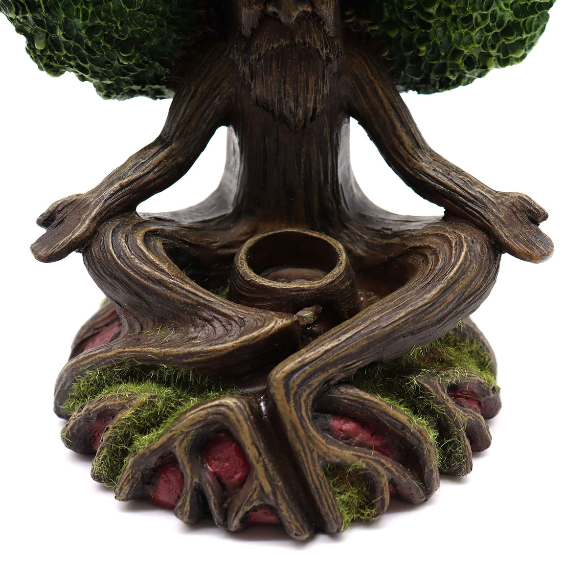 Wise Old Tree Man Backflow Incense Burner | Forest Spirit | Gothic Home Décor Gift