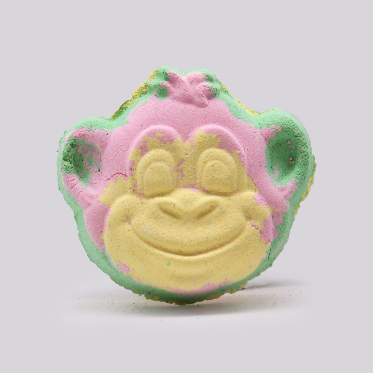 Monkey Bath Bomb | Guava & Strawberry | 90g | Fun Vegan Kids Bath Gift | Handmade in UK | Stocking Filler